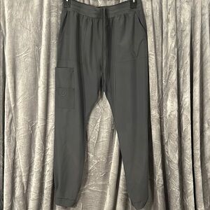 Women’s Gray Cargo Joggers Scrubs